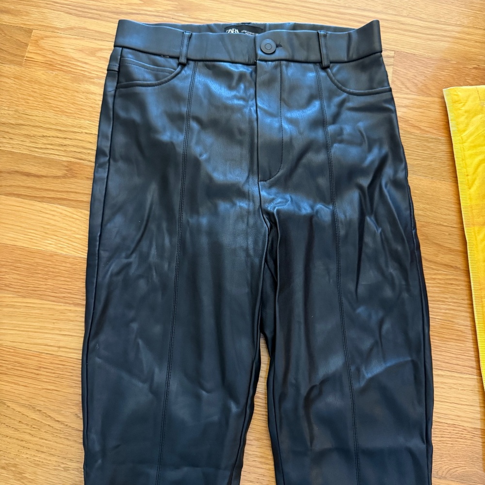 Zara Leather Pants